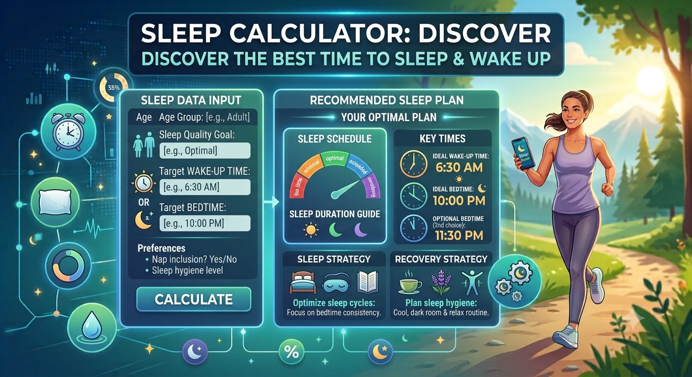 Sleep Calculator: Discover the Best Time to Sleep and Wake Up
