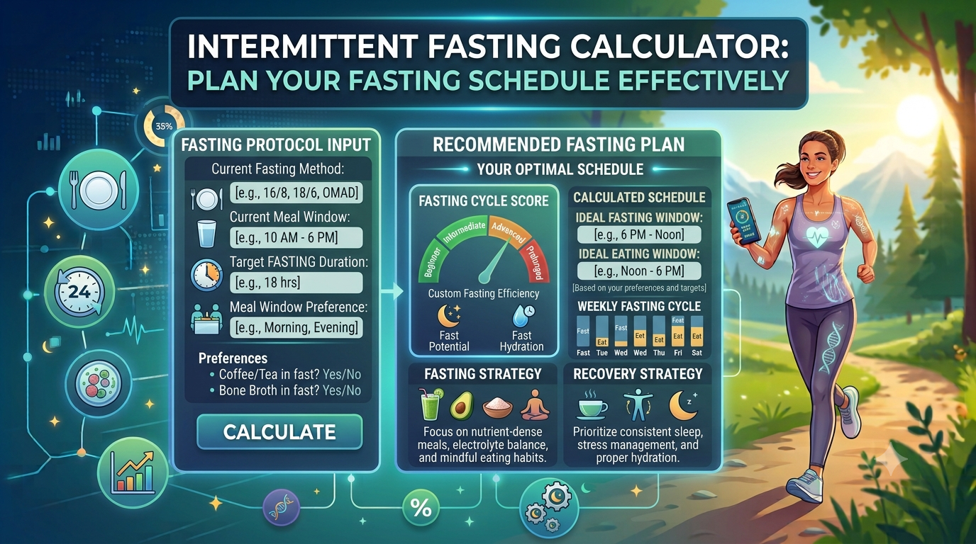 Intermittent Fasting Calculator: Plan Your Fasting Schedule Effectively