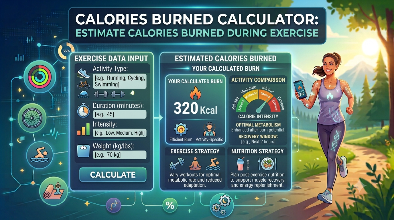 Calories Burned Calculator: Estimate Calories Burned During Exercise