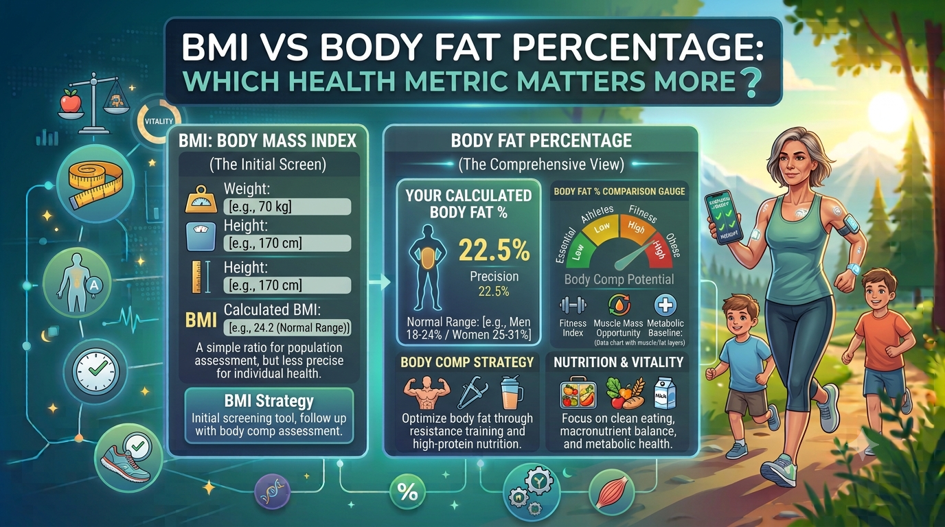 BMI vs Body Fat Percentage: Which Health Metric Matters More?