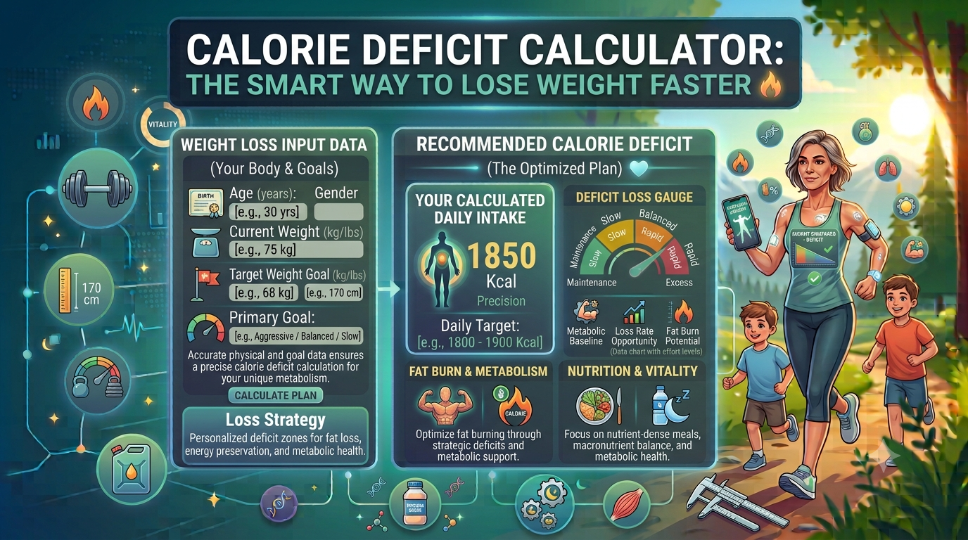 Calorie Deficit Calculator: The Smart Way to Lose Weight Faster