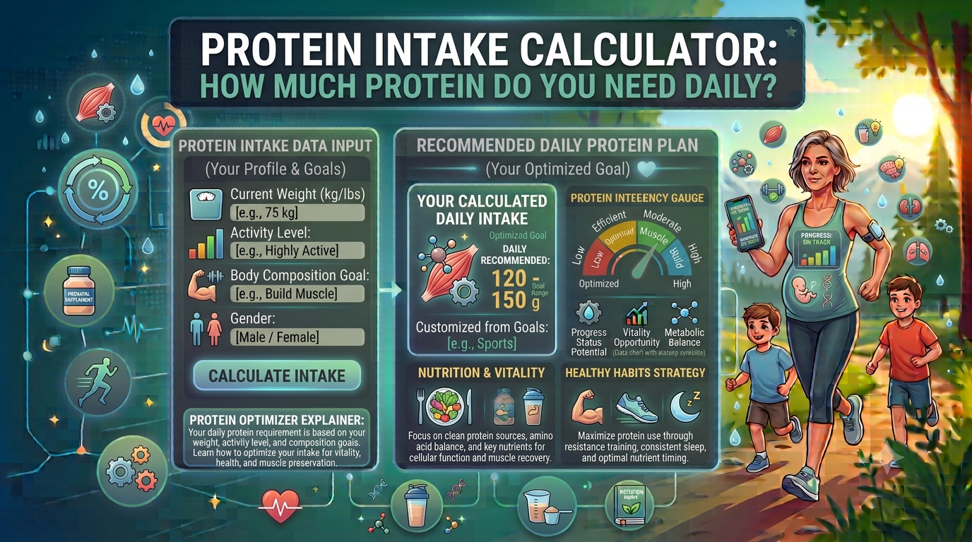 Protein Intake Calculator: How Much Protein Do You Need Daily?